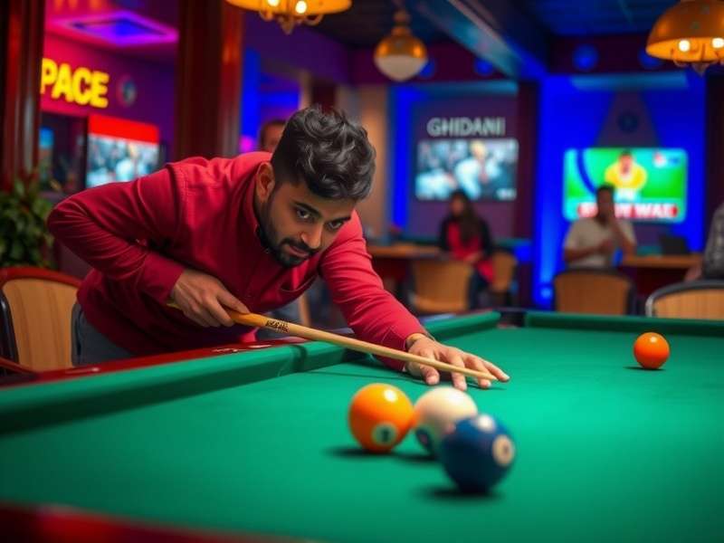 Hindustani Pool Ace multiplayer interface